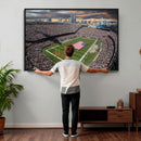 Chicago Bears Soldiers Field Wall Art Canvas Print – Framed