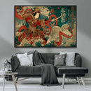 Tsukioka Yoshitoshi Samurai Wall Art – Japanese Katana by MyGreatCanvas | Canvas Wall Art Prints | Photo Prints & Wall Decor