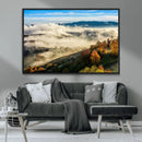 Misty Autumn Hills Wall Art Canvas Print, Foggy Forest by MyGreatCanvas | Canvas Wall Art Prints | Photo Prints & Wall Decor