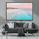 Serene Pastel Beach Wall Art Canvas Print, Tranquil Coastal by MyGreatCanvas | Canvas Wall Art Prints | Photo Prints & Wall Decor