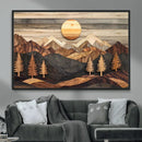 Wood Mountain Wall Art Canvas Print – Layered Forest and by MyGreatCanvas | Canvas Wall Art Prints | Photo Prints & Wall Decor
