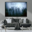 Foggy Pines Misty Forest Wall Art Print by MyGreatCanvas | Canvas Wall Art Prints | Photo Prints & Wall Decor