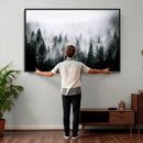 Foggy Forest Wall Art Canvas Print – Mountain Woodland by MyGreatCanvas | Canvas Wall Art Prints | Photo Prints & Wall Decor