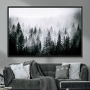Foggy Pine Forest Canvas Wall Art by MyGreatCanvas | Canvas Wall Art Prints | Photo Prints & Wall Decor