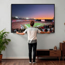 Dooley Stadium Wall Art, Sports Arena Canvas Print, Dooley