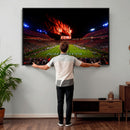 Jordan-Hare Football Stadium Wall Art Canvas Print, Football