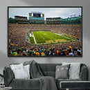 Green Bay Packers Lambeau Field Stadium Wall Art Canvas by MyGreatCanvas | Canvas Wall Art Prints | Photo Prints & Wall Decor