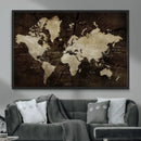 Vibrant Watercolor World Map Wall Art – Stunning Multicolor by MyGreatCanvas | Canvas Wall Art Prints | Photo Prints & Wall Decor