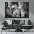 Wild Old Elephant Wall Art Canvas Print by MyGreatCanvas | Canvas Wall Art Prints | Photo Prints & Wall Decor
