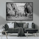 Wild Elephant Wall Art Canvas Print by MyGreatCanvas | Canvas Wall Art Prints | Photo Prints & Wall Decor