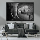Elephant Family Wall Art Canvas, Framed Elephant Family by MyGreatCanvas | Canvas Wall Art Prints | Photo Prints & Wall Decor