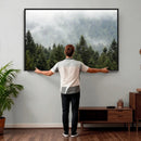 Misty Mountain Forest Wall Art Canvas Print by MyGreatCanvas | Canvas Wall Art Prints | Photo Prints & Wall Decor