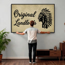 Original Landlords Wall Art Canvas Print, Native American by MyGreatCanvas | Canvas Wall Art Prints | Photo Prints & Wall Decor