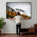 Autumn Forest Wall Art Canvas Print, Foggy Mountain by MyGreatCanvas | Canvas Wall Art Prints | Photo Prints & Wall Decor