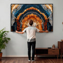 Abstract Wood Grain Canvas Print, Tree Ring Pattern Wall by MyGreatCanvas | Canvas Wall Art Prints | Photo Prints & Wall Decor
