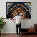 Abstract Wood Grain Canvas Print, Tree Ring Pattern Wall by MyGreatCanvas | Canvas Wall Art Prints | Photo Prints & Wall Decor