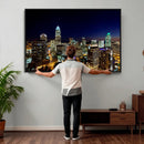 Atlanta Skyline Wall Art Canvas Print – Modern Cityscape by MyGreatCanvas | Canvas Wall Art Prints | Photo Prints & Wall Decor
