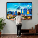 Atlanta Skyline Wall Art Canvas Print, Atlanta Downtown by MyGreatCanvas | Canvas Wall Art Prints | Photo Prints & Wall Decor