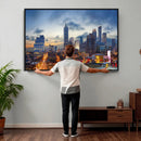 Atlanta Skyline Wall Art Canvas Print, Atlanta Downtown by MyGreatCanvas | Canvas Wall Art Prints | Photo Prints & Wall Decor