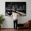 Austin Skyline Wall Art Canvas Print, Austin Downtown Night by MyGreatCanvas | Canvas Wall Art Prints | Photo Prints & Wall Decor
