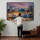 Baltimore Skyline Wall Art Canvas Print, Baltimore Downtown by MyGreatCanvas | Canvas Wall Art Prints | Photo Prints & Wall Decor