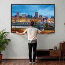Baltimore Skyline Wall Art Canvas Print, Baltimore Downtown by MyGreatCanvas | Canvas Wall Art Prints | Photo Prints & Wall Decor