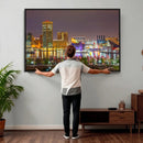 Baltimore Skyline Wall Art Canvas Print, Baltimore Downtown by MyGreatCanvas | Canvas Wall Art Prints | Photo Prints & Wall Decor