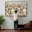 American Elk Wall Art Canvas Print - Abstract Deer Animal by MyGreatCanvas | Canvas Wall Art Prints | Photo Prints & Wall Decor