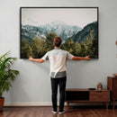 Mountain Forest Wall Art Canvas Print, Alpine Landscape by MyGreatCanvas | Canvas Wall Art Prints | Photo Prints & Wall Decor