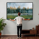 Forest Meadow Wall Art Canvas Print, Pine Tree Landscape by MyGreatCanvas | Canvas Wall Art Prints | Photo Prints & Wall Decor