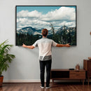 Mountain Forest Wall Art Canvas Print, Alpine Pine Tree by MyGreatCanvas | Canvas Wall Art Prints | Photo Prints & Wall Decor