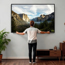 Yosemite Valley Mountain Wall Art Canvas Print, Granite by MyGreatCanvas | Canvas Wall Art Prints | Photo Prints & Wall Decor