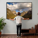 Yosemite Valley River Landscape Wall Art Canvas Print, by MyGreatCanvas | Canvas Wall Art Prints | Photo Prints & Wall Decor