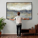 Abstract Neutral Landscape Painting Wall Art by MyGreatCanvas | Canvas Wall Art Prints | Photo Prints & Wall Decor