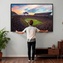 Auburn Stadium Sunset Wall Art Canvas Print, Jordan Hare by MyGreatCanvas | Canvas Wall Art Prints | Photo Prints & Wall Decor