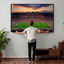 Oklahoma Sooners Stadium Wall Art Canvas Print, College by MyGreatCanvas | Canvas Wall Art Prints | Photo Prints & Wall Decor