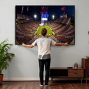 Oklahoma Memorial Stadium Wall Art Canvas Print – Oklahoma by MyGreatCanvas | Canvas Wall Art Prints | Photo Prints & Wall Decor