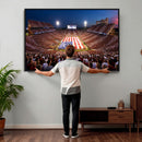 Oklahoma Memorial Stadium Wall Art Canvas Print – Oklahoma