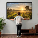 Sheep Wall Art Canvas Print – Rural Farm Animal Artwork by MyGreatCanvas | Canvas Wall Art Prints | Photo Prints & Wall Decor
