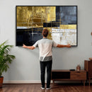 Gold Navy Abstract Wall Art Canvas Print, Modern Luxury by MyGreatCanvas | Canvas Wall Art Prints | Photo Prints & Wall Decor