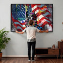 USA Statue of Liberty Graffiti Street Art Wall Art Canvas by MyGreatCanvas | Canvas Wall Art Prints | Photo Prints & Wall Decor