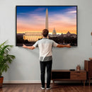 Washington DC Skyline Wall Art Canvas Print – Lincoln by MyGreatCanvas | Canvas Wall Art Prints | Photo Prints & Wall Decor