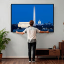Washington DC Skyline Wall Art Canvas Print – Lincoln by MyGreatCanvas | Canvas Wall Art Prints | Photo Prints & Wall Decor