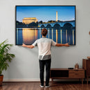 Washington DC Wall Art Canvas Print – Lincoln Memorial Night by MyGreatCanvas | Canvas Wall Art Prints | Photo Prints & Wall Decor
