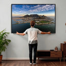 Cape Town Wall Art Canvas Print – Table Mountain Coastal by MyGreatCanvas | Canvas Wall Art Prints | Photo Prints & Wall Decor