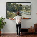 Edward Mitchell Bannister Streamside Wall Art Canvas Print by MyGreatCanvas | Canvas Wall Art Prints | Photo Prints & Wall Decor