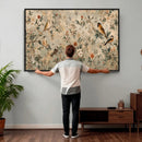 Vintage Birds and Flowers Wall Art Canvas Print, Botanical by MyGreatCanvas | Canvas Wall Art Prints | Photo Prints & Wall Decor