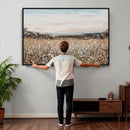 Neutral Wildflower Field Canvas Wall Art — Beige Earth Tone by MyGreatCanvas | Canvas Wall Art Prints | Photo Prints & Wall Decor