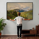 Konrad Petrides View from Mount Helm Canvas — Austrian by MyGreatCanvas | Canvas Wall Art Prints | Photo Prints & Wall Decor