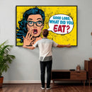 Pop Art Print Bathroom Sign Wall Art Canvas Print — Funny by MyGreatCanvas | Canvas Wall Art Prints | Photo Prints & Wall Decor